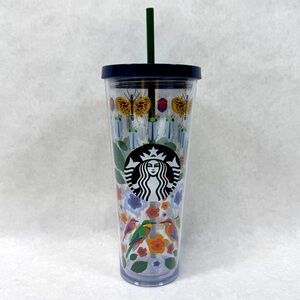 STARBUCKS Birds Beetles & Butterflies Cold Cup - 24 oz